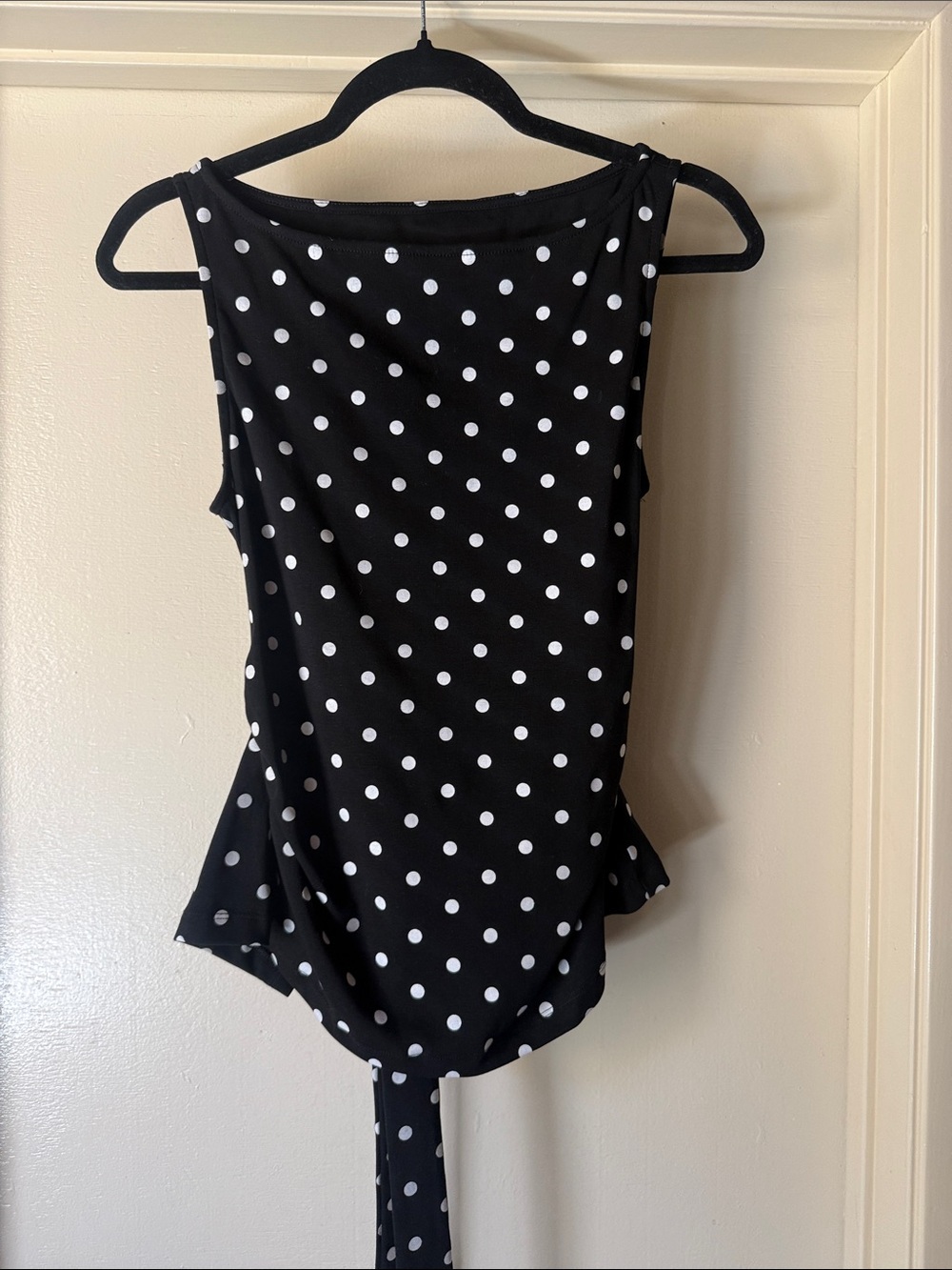 Commense Black Polka Dot Women’s Blouse